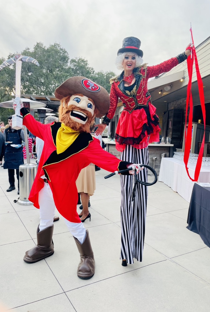 Ringmaster at an event